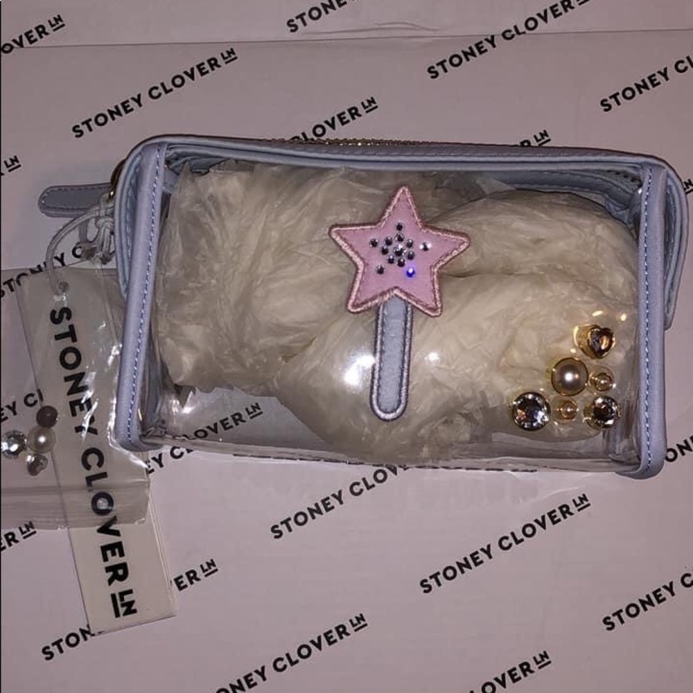 Stoney Clover Lane embellished travel pouch